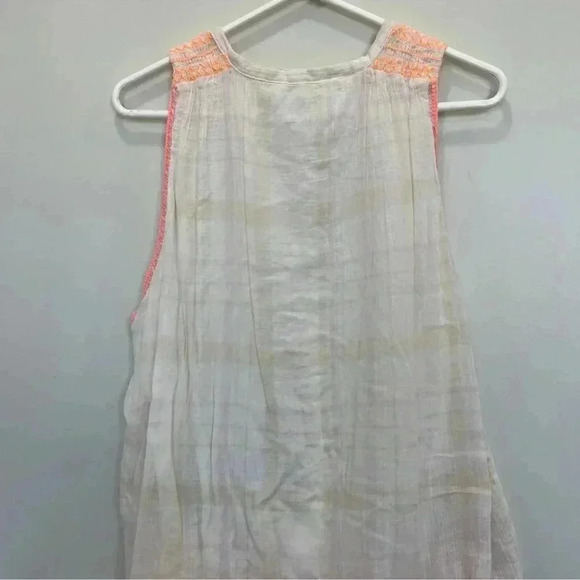 Free People Run With Me Ivory Mini Dress Size S - Picture 4 of 10